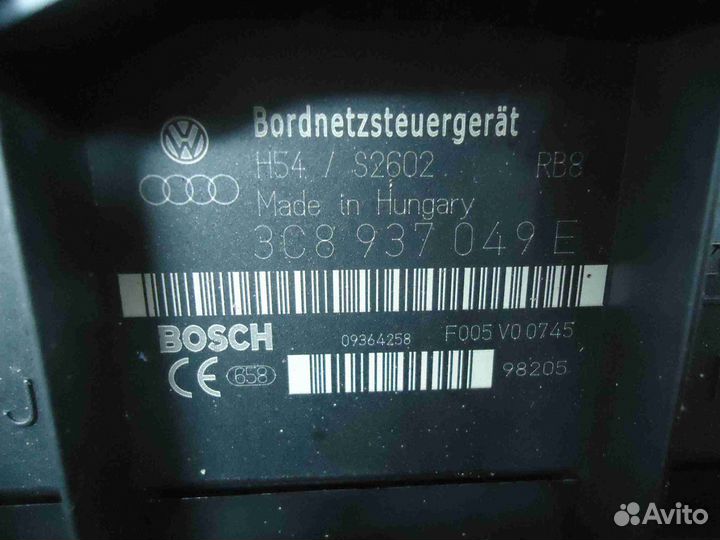 Эбу бортовой сети Volkswagen Passat CC 2009 3C8937049E