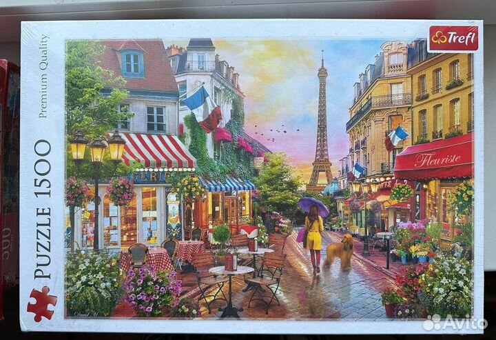 Пазлы 1500 деталей - Очаровательный Париж (Trefl)