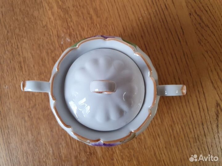 Сахарница СССР фарфор Октябрьский фарфоровый завод