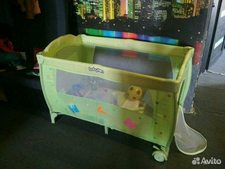 Манеж кровать babyton на прокат аренда