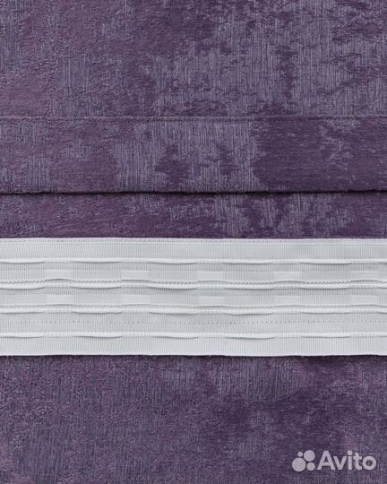 Портьеры мрамор Зарина Фиолет шторы