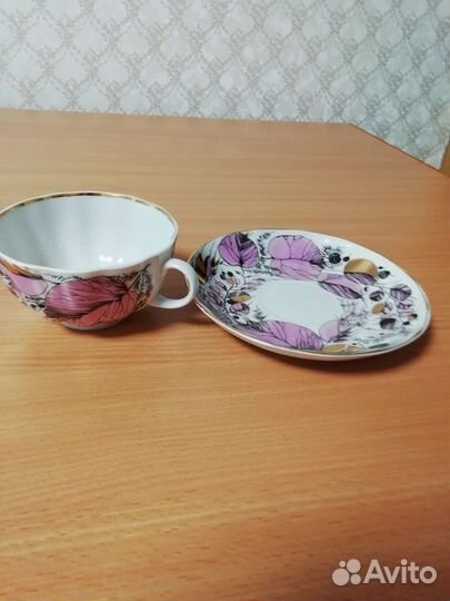 Чашка с блюдцем лфз