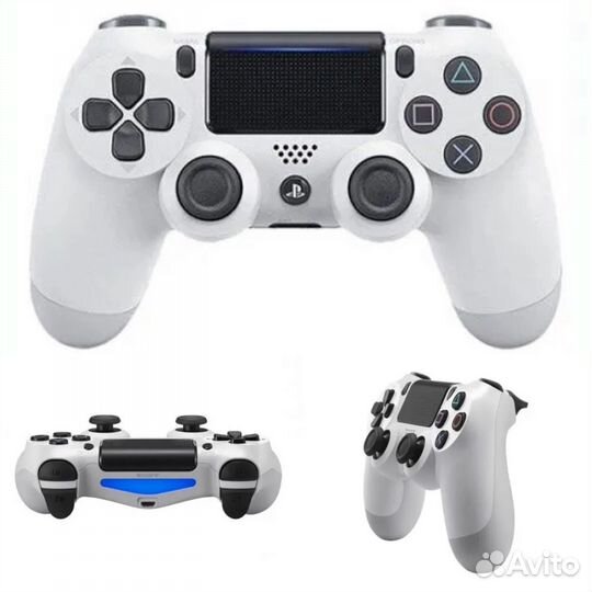 Джойстик для Sony PS4 белый