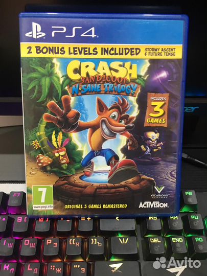 Диск для ps4 - Crash Bandicood