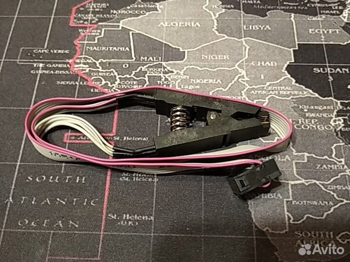 Программатор CH341A+прищ+микр. Биос