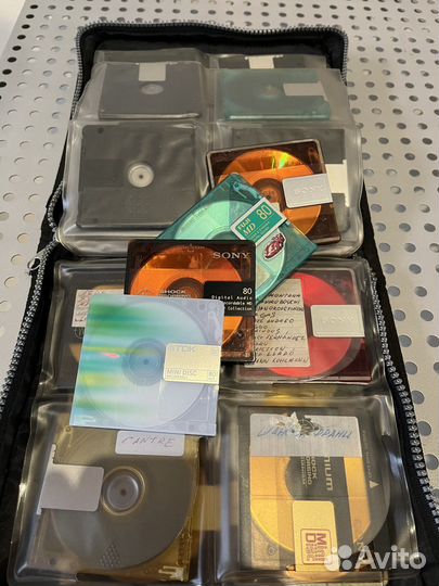 Коробка минидисков md minidisc