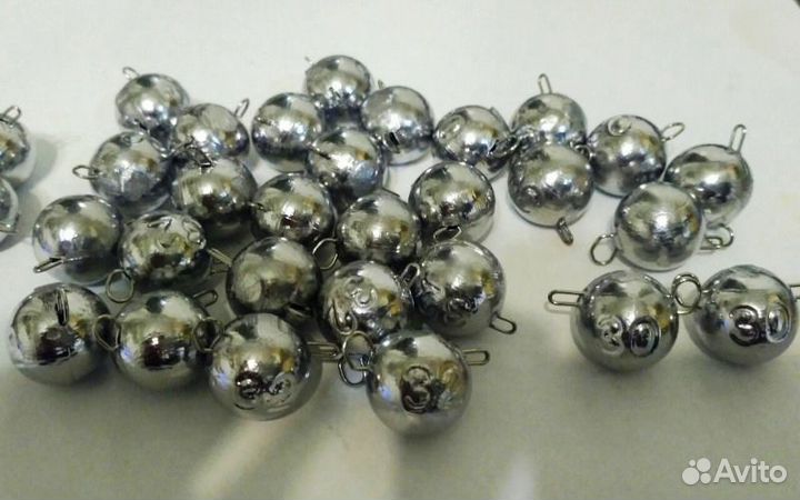 Груза для джига разборные Чебурашка шар от 0,5-80г