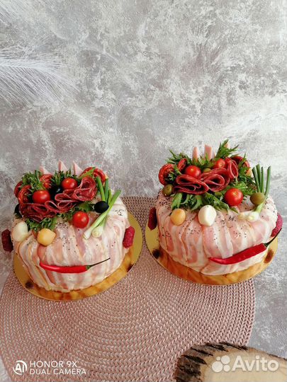 Мясной торт