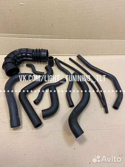 Набор патрубков двигателя 2112 каучук