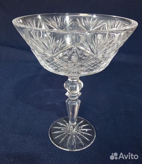 Ваза для фруктов хрусталь