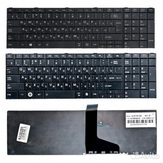 Клавиатура для ноутбука Toshiba Satellite C850, C8