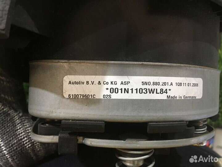 Airbag (подушка безопасности) Volkswagen Tiguan