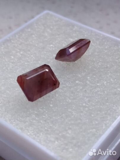 Натуральные рубины. Пара