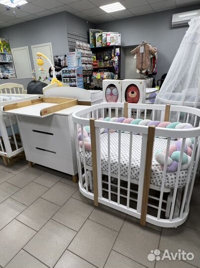 Кровать детская 5в1 до 7ми лет