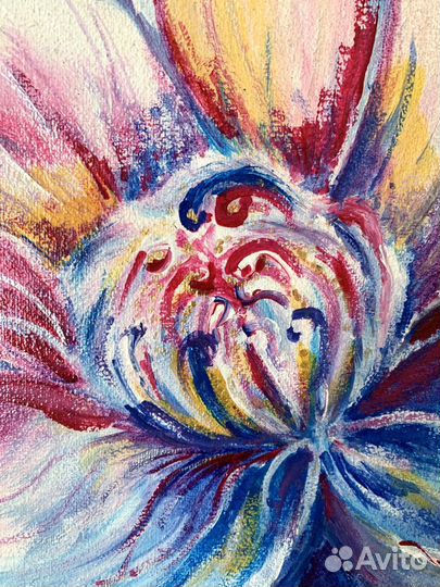 Картина на холсте «Цветение». Подарок - украшение