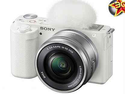 Sony ZV-E10 Kit E PZ 16-50mm F3.5-5.6 OSS White