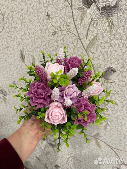 Букет цветов из мыла