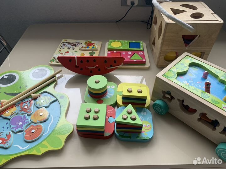 Развивающие деревянные игрушки