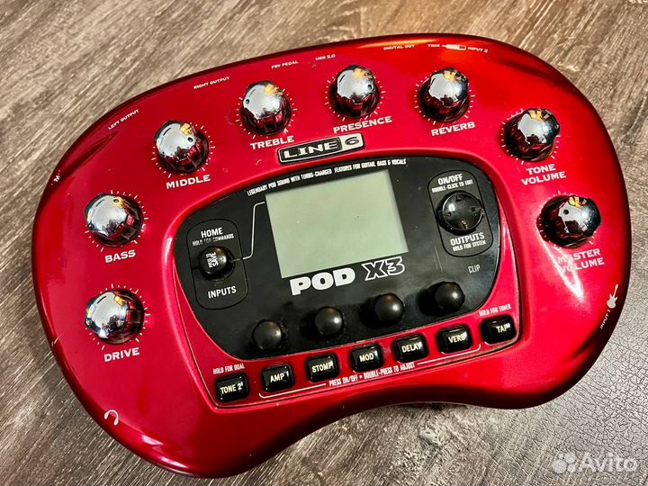 Гитарный процессор POD line 6 X3