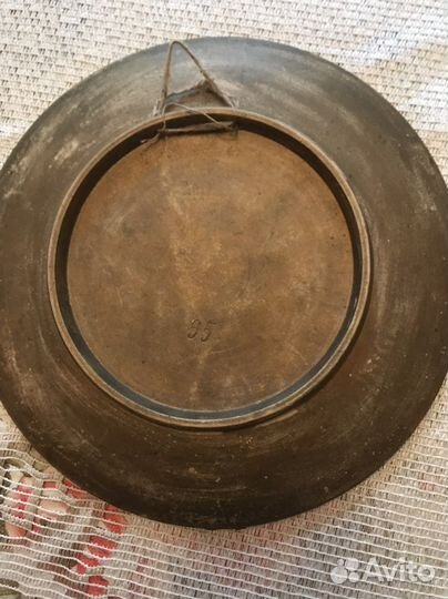 Тарелка настенная, керамика