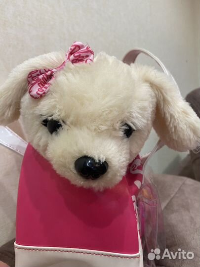 Мягкая игрушка собачка в сумке Barbie