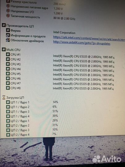 Сервер 8 ядер