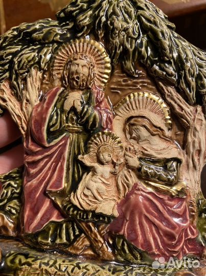 Чешская статуэтка с религиозным сюжетом