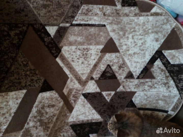 Новый овальный коврик 80 на 150 см