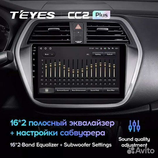 Штатная магнитола teyes CC2+ Suzuki SX-4 12+