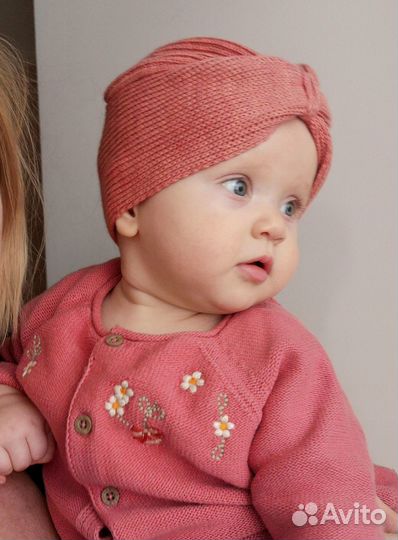 Комплект Next кофта с вышивкой и чалма