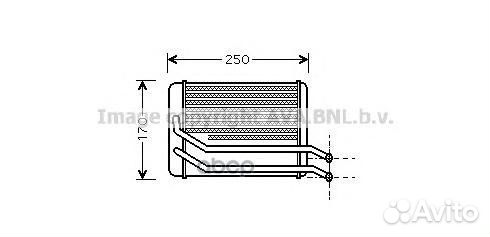 Радиатор печки HY6118 Ava