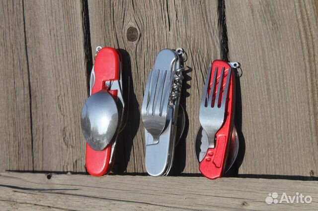 Ножи с вилкой,ложкой мультитул