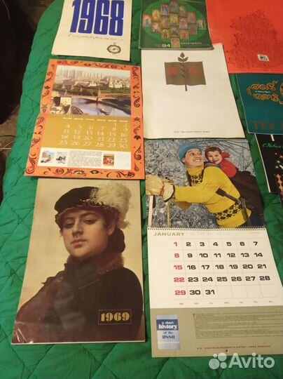 Настенные перекидные календари СССР 60-70е г