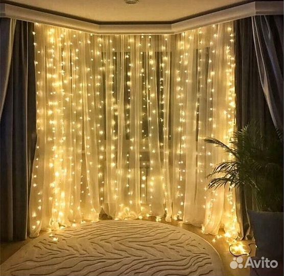 Гирлянда штора