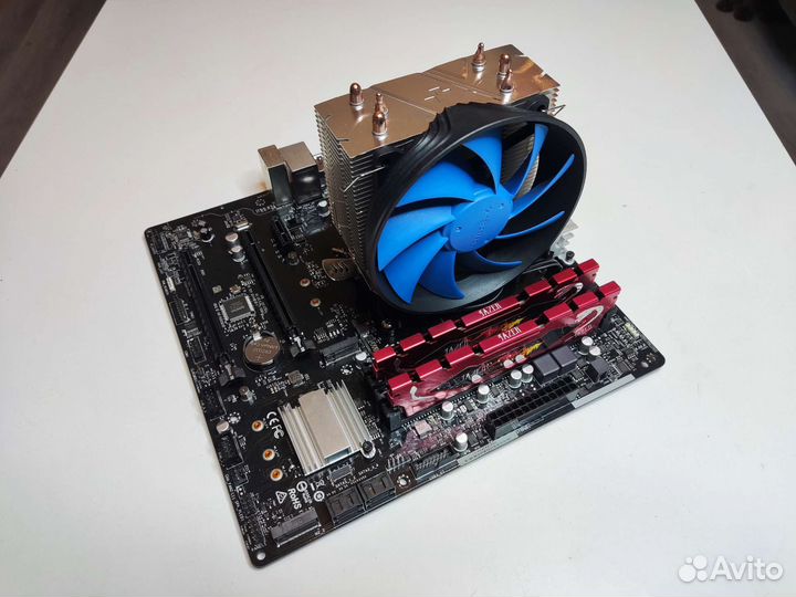 Комплект: Ryzen 5500, B450, 32Gb, кулер