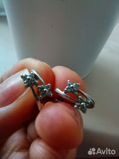 Серебряные серьги