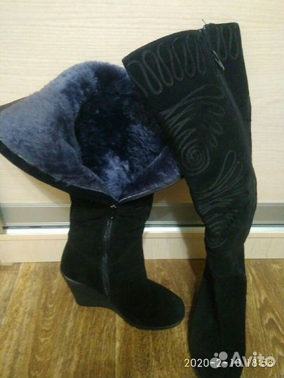 Сапоги натуральные