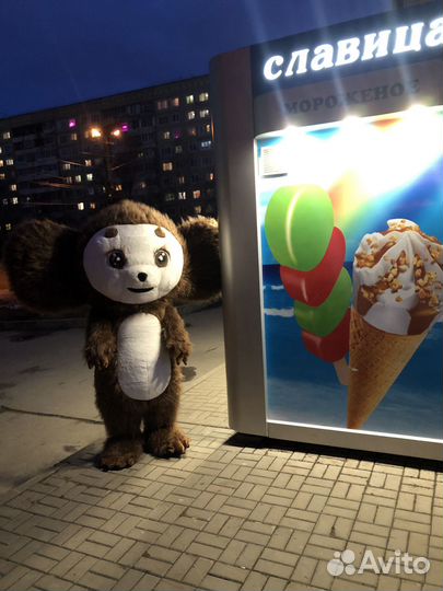 Чебурашка ростовая кукла