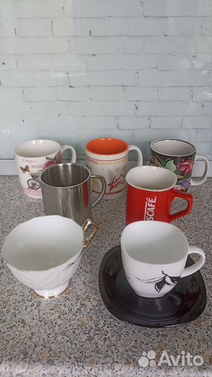 Чашки, кружки, стаканы