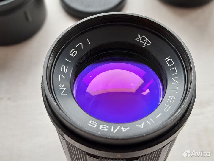 Объектив Юпитер-11А 4/135 м42 + 2x конвертер