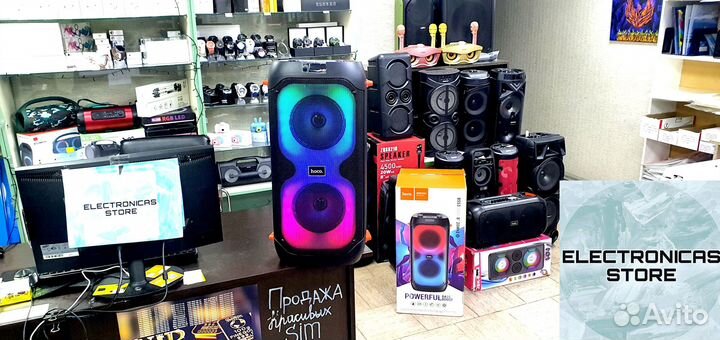 Беспроводная Колонка Большая Hoco BS-53 Черн