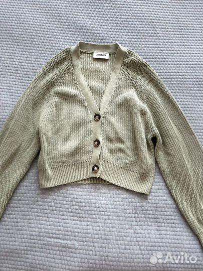 Кардиган monki оливковый