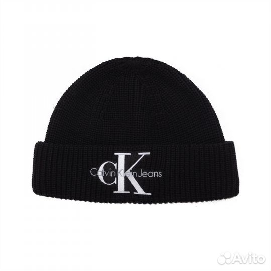 Мужская черная шапка Calvin Klein Jeans