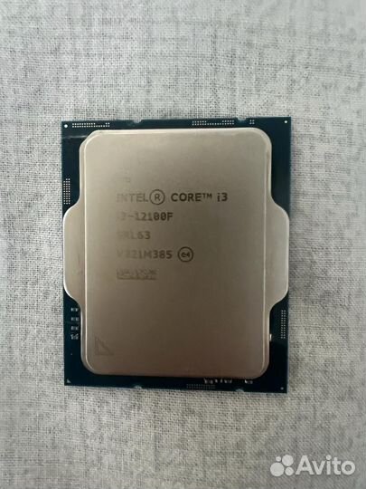 Процессор intel core i3 12100f