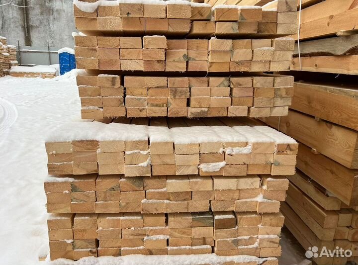 Брус обрезной 150х150х6000мм 1 сорт ГОСТ