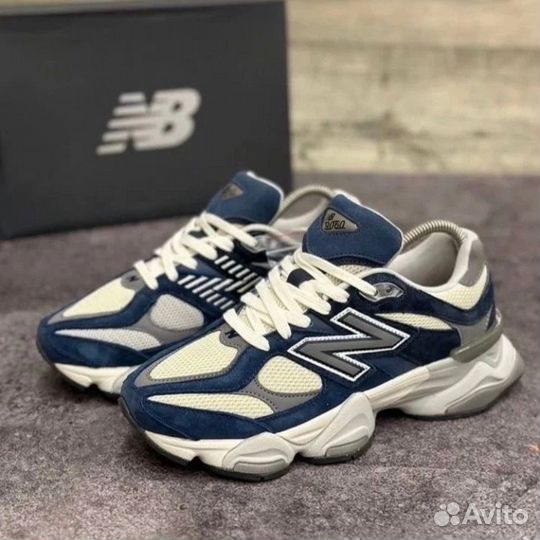 Кроссовки New balance 9060 натуральная замша