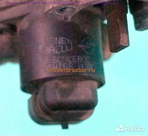 Заслонка дроссельная механич с рхх Peugeot 406