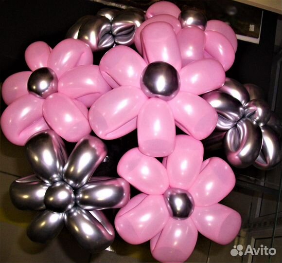 Цветы Букет из Воздушных шаров Доставка