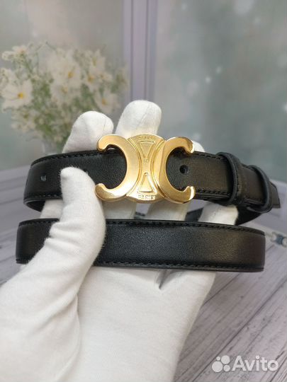 Ремень Женская Celine Люкс Натуральная кожа