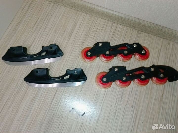 Коньки и ролики 2 в 1